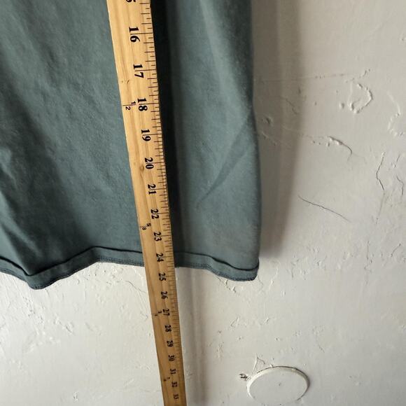 Champion Shirt Mens Small Green Chenille Patch Logo Short Sleeve Casual Tee - Picture 6 of 7